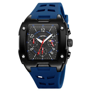 SKMEI - 9345 - Multifunctional Chronograph Quartz Watch - blue image 1