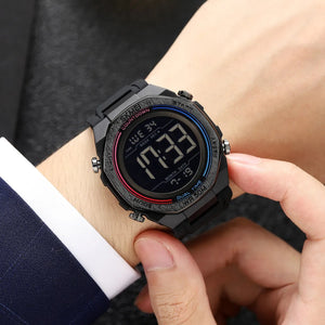 Skmei - 2513 - Digital Sports Watch - Black/Black image 3