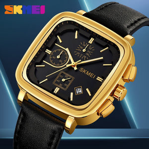 Skmei - 2182 - Simply Date Stopwatch - Gold image 2