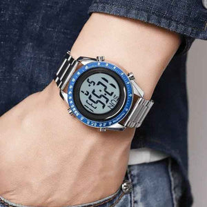SKMEI 2145 Smart Digital Features Watch - Silver/Blue
