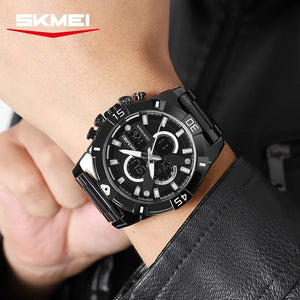 SKMEI 2593 Heavy Duty Digital Chronograph Sports Watch - black image 4