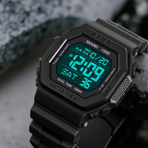 Skmei - 1988 - Street Armor Digital Watch - Black image 3