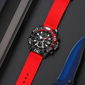 Skmei - 9381 - Men’s Sports Chronograph Watch - Red image 3