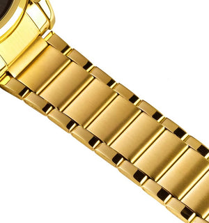 SKMEI - 1734 - Qibla Azan Time Reminder Prayer Watch - gold image 2