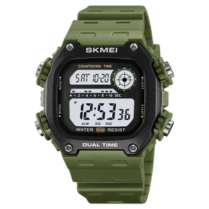 Skmei - 2126 - Luminous 50m Waterproof Mutifunctional - ArmyGreen image 0