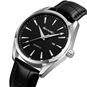 Skmei – 2490 – Quartz Movement Watch – Silver/Black image 0