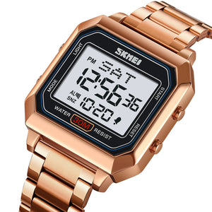 Skmei – 2149 – Metal Digital Watch – Rose Gold image 0
