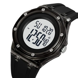 Skmei - 2489 - Stealth Core Digital Watch - Black/White image 0