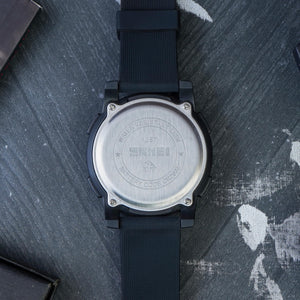 SKMEI - 1257 - Digital Dial Silica Gel Strap Watch for Men - black image 1