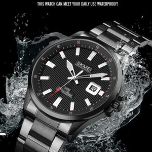 SKMEI - 1654 - High Quality Luxury Watch - Black image 4