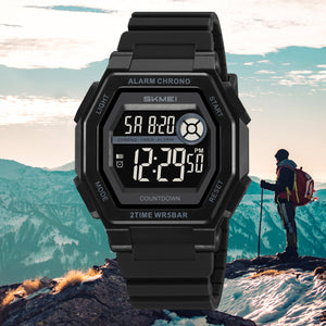 SKMEI - 2552 - Digital Sports Watch - black image 0