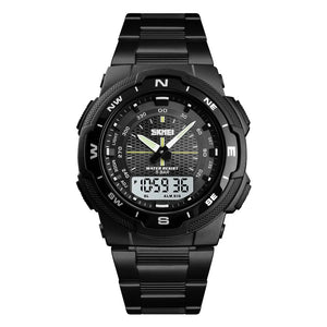 Skmei - 1370 - Navitech Dual Display Watch - Black/White image 1