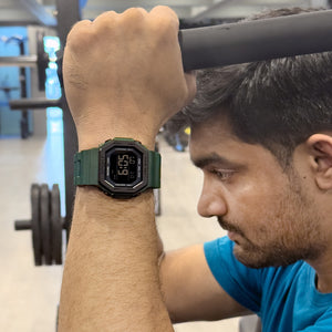 Skmei - 1988 - Street Armor Digital Watch - Dark Green image 2