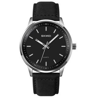 Skmei - 2034 - Quartz Movement Watch - silver/silver-black image 3