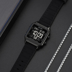 Skmei - 2526 - Women Digital Watch Original Silicone Strap - Black/Black image 1