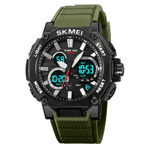 Skmei - 2219 - Digital Sports Watch - Army Green image 0