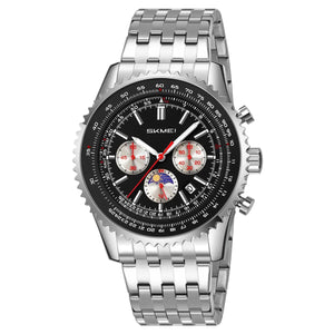 Skmei – 9348 – Executive Chronograph Watch – Black image 1