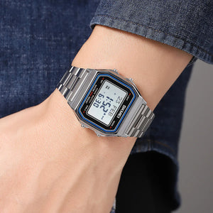 SKMEI - 2194 - Qibla Azan Time Reminder Prayer Watch - silver image 2