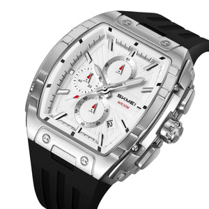 SKMEI - 2363 - High Quality Luxury Watch - Silver image 4