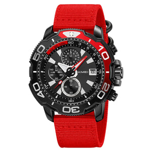 Skmei - 9381 - Men’s Sports Chronograph Watch - Red image 1