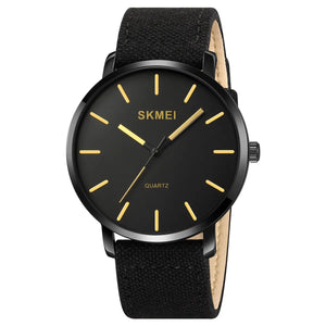 Skmei - 1984 - Accurate Quartz Movement - gold-braided belt image 0