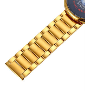 SKMEI - 2361 - Earth Orbit Quartz Watch - gold image 7