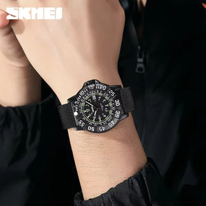 SKMEI - 9281 - High Quality Luxury Watch - Black image 3