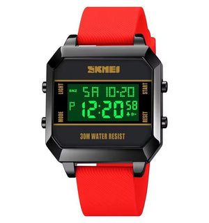 Skmei - 1848 - Digital Waterproof LED Luminous - Red image 3