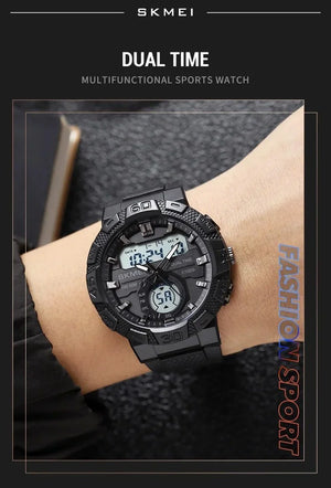 Skmei - 1881 - 50M Waterproof - Black/White image 1