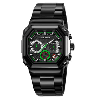 Skmei - 9359 - Quartz Chronograph Heavy-Duty Metal Build - green image 0
