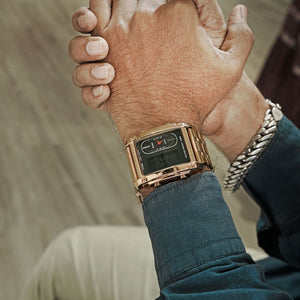 Skmei - 1868 (Chain) - Digital LED Luminous Waterproof - Rosegold-steel image 1
