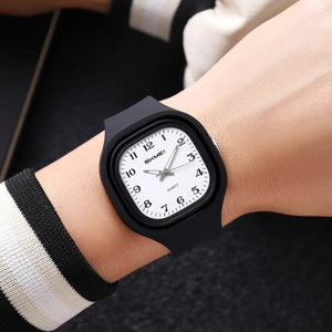 SKMEI - 2501 - High Quality Luxury Watch - Black/White image 0