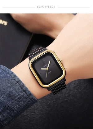 SKMEI - 2275 - 30m Waterproof Watch For Men - Gold image 2