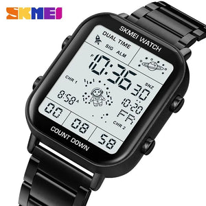 Skmei - 2301 - Digital Electronic Chronograph Sports Watch - black image 1