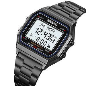 SKMEI - 2194 - Qibla Azan Time Reminder Prayer Watch - black image 0