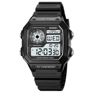 Skmei - 1998 - Digital Sports 50M Waterproof Watch - Black image 0