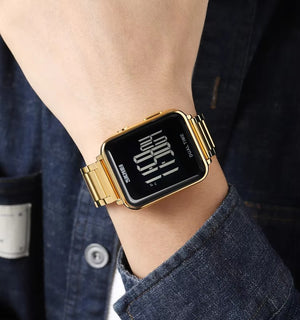 SKMEI - 1852 - Digital Countdown Electronic Movement - gold image 1