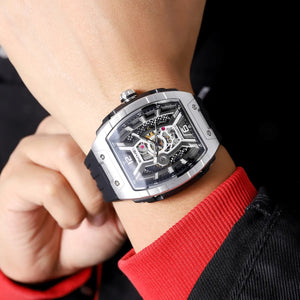 SKMEI - M033 - Phantom Automatic Skeleton Watch - silver image 2