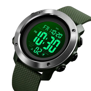 SKMEI - 1416 - High Quality Luxury Watch - Army/Green-Steel image 0