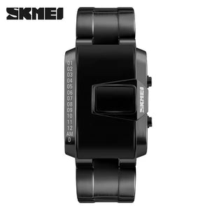 Skmei - 1179 - Digital Stainless Steel Watch - Black image 0
