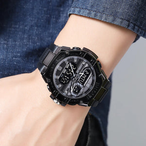 Skmei - 2221 - Tactical Force Dual Display Watch - Black image 2