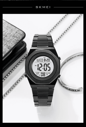 Skmei - 2066 - Digital Sports Waterproof Hand Multifunctional - Black image 1