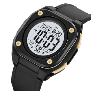 Skmei - 2160 - Smart Digital Functions Watch - black/apricot image 1