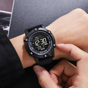 SKMEI - 1762 - Digital LED Military Sport Watch - Black image 5