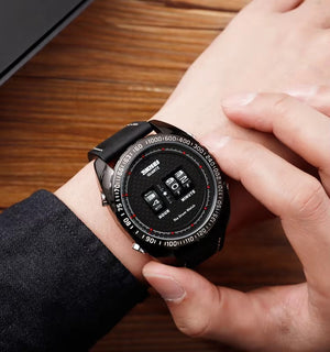 SKMEI - 1516 - High Quality Luxury Watch - Black/Black-Black image 2