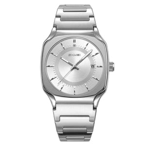 SKMEI 9380 Elegant Stainless Steel Watch - Silver/Silver