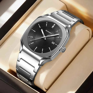 SKMEI 9380 Elegant Stainless Steel Watch - Silver/Black