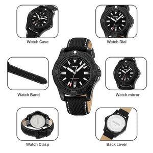 SKMEI - 9339 - High Quality Luxury Watch - Black image 4