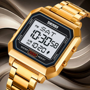 Skmei – 2149 – Metal Digital Watch – Gold image 4