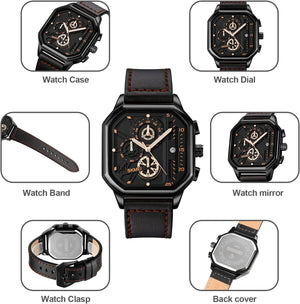 Skmei - 1963 - Waterproof Watch With Date Countdown - Black/RoseGold image 3